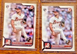 2022 Bowman - #41 Spencer Strider RC-  (2)  Atl Braves - Picture 1 of 1