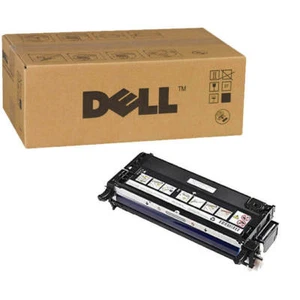 NEW Genuine DELL 3130CN BLACK CYAN MAGENTA YELLOW Toner Cartridge - Picture 1 of 5