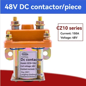 Heavy Duty 12V/48V/60V/72V CZ10-150/10 150A DC Contactor Solenoid for Rally Car - Picture 1 of 11