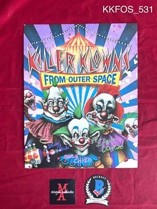 Killer Klowns From Outer Space Chiodo Brothers signed 11x14 photo Beckett COA - Picture 1 of 1