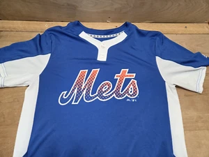 majestuoso jersey new york mets juvenil xl - Imagen 1 de 6