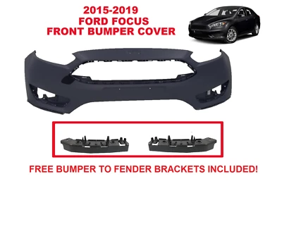 15 16 17 18 FORD FOCUS FRONT BUMPER COVER 2015-2016-2017-2018 S/SE/SEL/Titanium - Image 1 of 3
