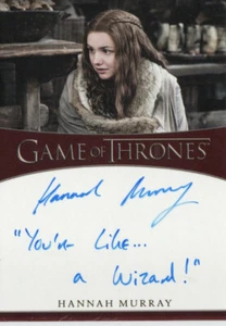 Game of Thrones Iron Anniversary Ser 2 Auto Inscription Hannah Murray as Gilly - Picture 1 of 1