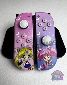 Sailor Moon And Chibiusa - RGB LED - Custom Joycons for the Nintendo Switch - Picture 1 of 6