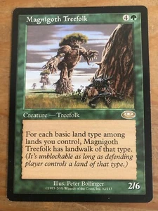 Magnigoth Treefolk Planeshift RARE MTG - Picture 1 of 1