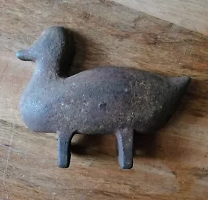 Early 20th Century Duck Shooting Gallery Target Cast Iron - Picture 1 of 2