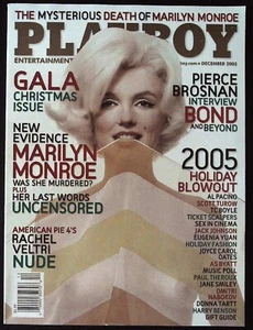 PLAYBOY US December 2005 MARILYN MONROE Pierce Brosnan RACHEL VELTRI @ Near Mint - Picture 1 of 9