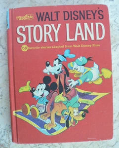 Vintage STORY LAND BOOK Golden 1962 55 Stories adapted from Walt Disney movies - Picture 1 of 12