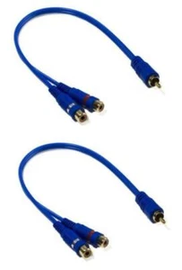 Stinger SSIBY2F 2 Femelle À 1 Mâle Y Rca Interconnexion Séparateur Cable Câble - Picture 1 of 1