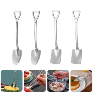 1 Set 8Pcs Shape Spoons Stainless Steel Spoons (Silver) Home Tableware - Picture 1 of 12