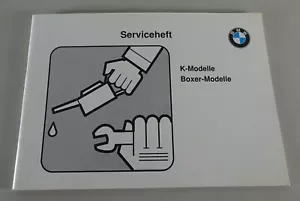 Scheckheft BMW Boxer-Modelle & K-Modelle blanko - ohne Einträge Stand 03/1989 - Bild 1 von 5