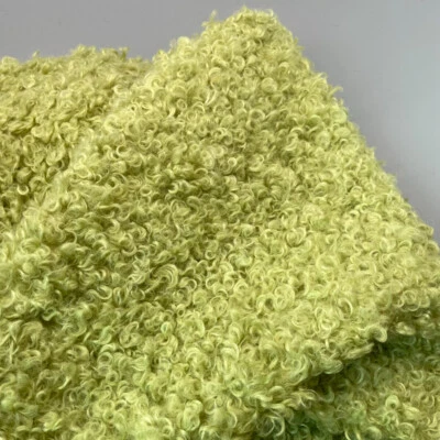 40*45CM Curly Plush Faux Sherpa Fleece Fabric Furry DIY Toy Doll Material Fabric - Image 1 of 4