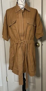 OMIKA Damen Carla Oversized Kurzarm Minikleid, Braun Medium - Bild 1 von 9