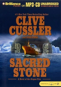 Sacred Stone - Clive Cussler & Craig Diro - Unabridged Audiobook - MP3CD - Picture 1 of 2