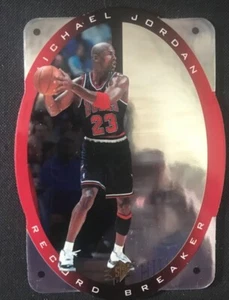 1996 MICHAEL JORDAN SPx #R1 - RECORDBREAKER - HOLOVIEW STANZSCHNITT - Bild 1 von 2
