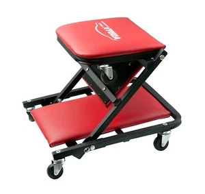 41" Length 6 Casters Padded Workshop Creeper Seat 2-in-1 Foldable Z Creeper Seat - Picture 1 of 7