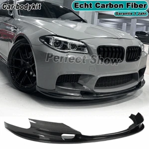 Alerón delantero de carbono divisor labio delantero tracción delantera para BMW Serie 5 F10 M5 2011-16 - Imagen 1 de 12