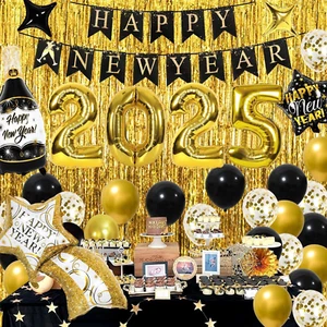 Labeol New Years Decorations 2025, 39 PCS Happy New Year Decorations Set with La - Picture 1 of 12