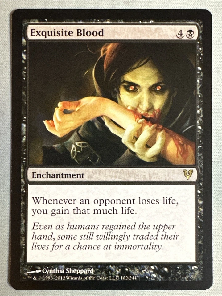 MTG / Exquisite Blood / AVR / #102 / Regular / Rare / NM - Image 1 of 2