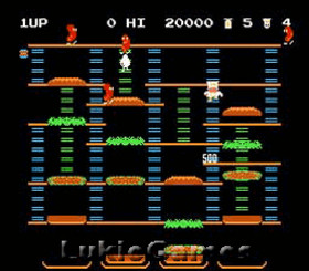 Burgertime Burger Time - Classic Fun NES Nintendo Game