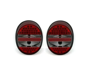 VW KÄFER 1303 1973 1984-1985 ROUGE SMOKE VT361 TOP SET FEUX ARRIERE ENSEMBLE LED - Picture 1 of 4