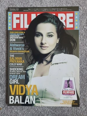 Filmfare Nov 2006 Magazine - Vidya Balan Shahrukh Salman Priyanka Sanjay Dutt - Image 1 of 2