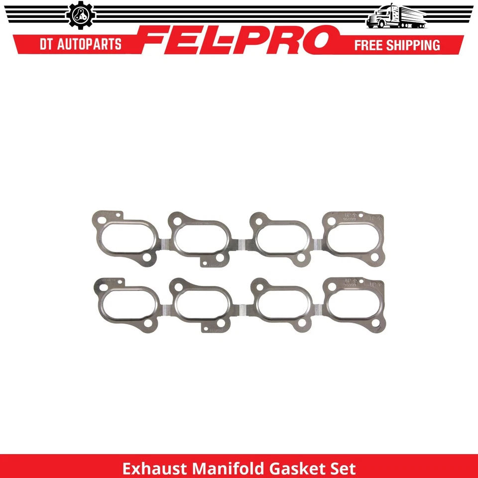 For 2004-2009 Cadillac SRX 4.6L V8 Exhaust Manifold Gasket Set Fel-Pro 2005 2006 - Image 1 of 1