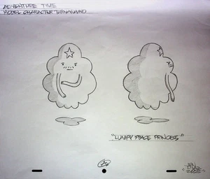 Adventure Time SIGNED Hand-Drawn - Juan Diaz Model Cel Recreation - Picture 1 of 2