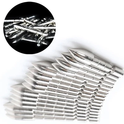 ID4.2mm Archery Arrowheads 60-120gr DIY Point Insert Shooting Hunting Target 12x - Image 1 of 4