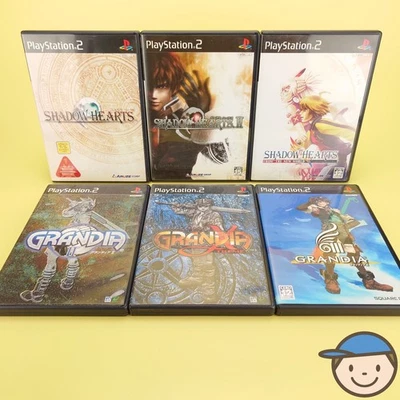 PS2 Grandia 2 3 Extreme Shadow Hearts 1 2 From The New World NTSC-J Japanese - Image 1 of 4
