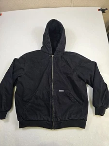 Wolverine Herren Arbeitsjacke schwarz Canvas mit Kapuze XL 100% Baumwolle - Bild 1 von 4