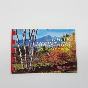 Vintage White Mountains New Hampshire souvenir photo book Old Man Franconia NH - Picture 1 of 15