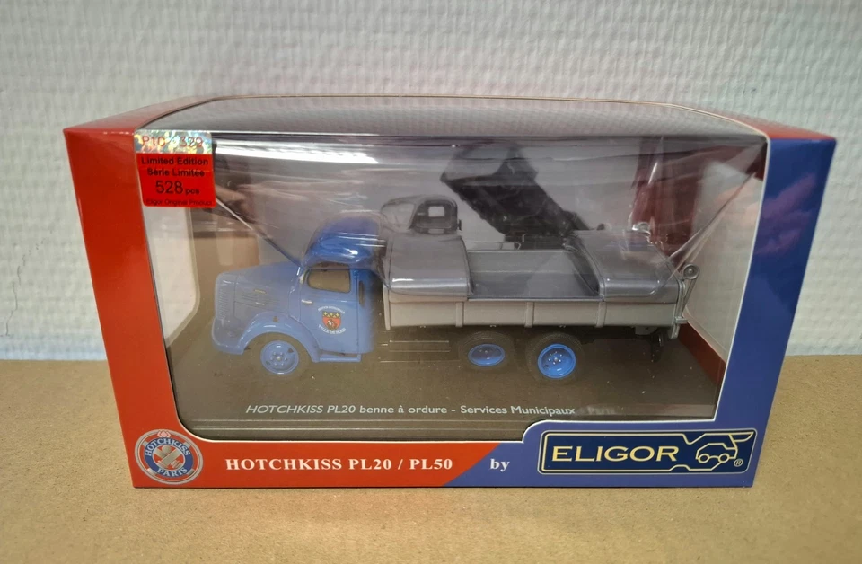 Hotchkiss PL 20 discarica 1/43 Eligor scatola originale - Immagine 1 di 1