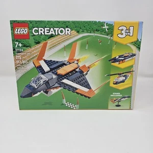 LEGO Creator 3 in 1: Supersonic Jet (31126 215pcs) New in Damaged Box - Picture 1 of 7