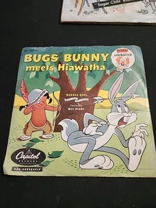 RARE 78 Bugs Bunny Meets Hiawatha EX Mel Blanc Looney Tunes with Sleeve - Picture 1 of 8
