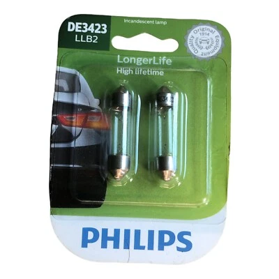 Bombilla domo - Larga vida útil - Paquete doble blister trasero Philips DE3423LLB2 Foto 1 de 2