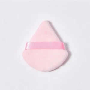 Borla en polvo triangular de terciopelo harina mini esponja de maquillaje facial algodón suave ✪ ( - Imagen 1 de 20