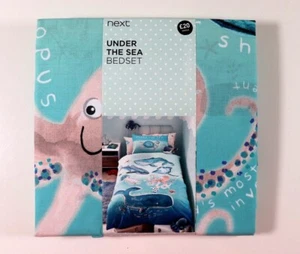 NEXT UNDER THE SEA BEDDING BEDSET DUVET COVER PILLOWCASE KIDS TODDLER SINGLE - Picture 1 of 10