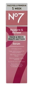 No7 Restore & Renew Gesicht & Hals Multi-Action Serum 1oz (30 ml) - Bild 1 von 2