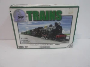 Trains A Complete Motion Picture Library Trains of North America 24 DVD Set NIP - Picture 1 of 5