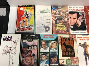 Lot Of 32 VHS Tapes Various Titles Multi Packs Series Action Sci Fi Western - Imagen 1 de 12