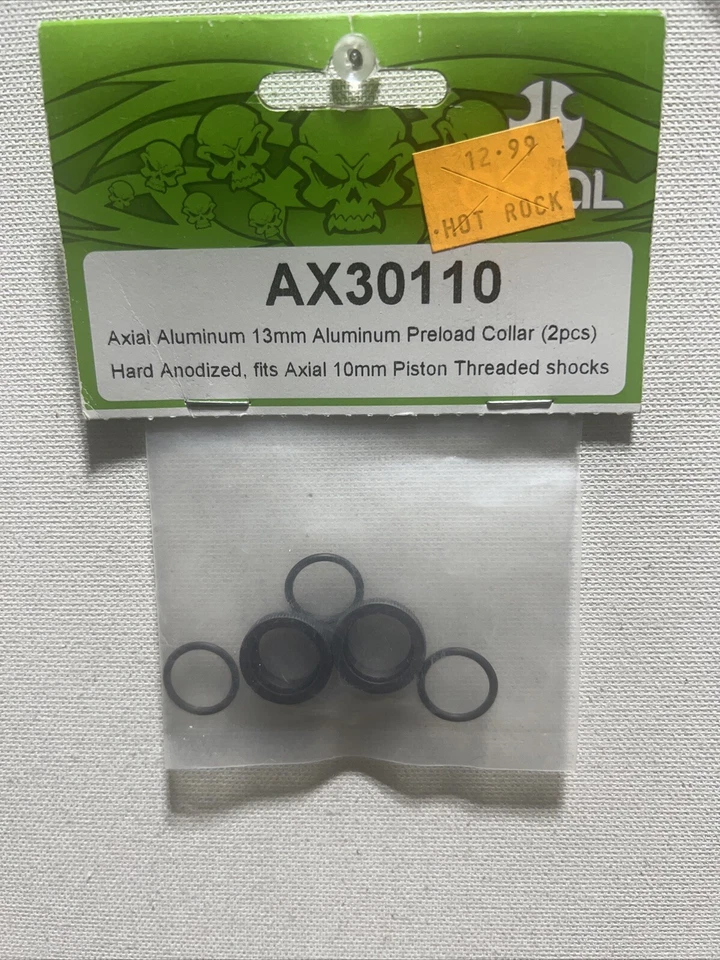 AXIAL-AX30110-ALUMINUM 13MM ALUMINUM PRELOAD COLLAR(2 PCS) - Image 1 of 1