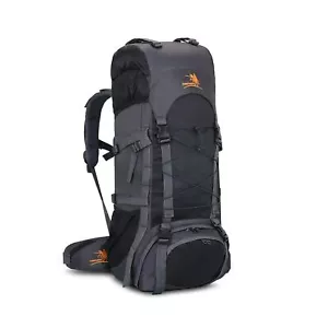 60L Internal Frame Hiking Backpack with Rain Cover,Outdoor Sport Travel Daypa... - Picture 1 of 9