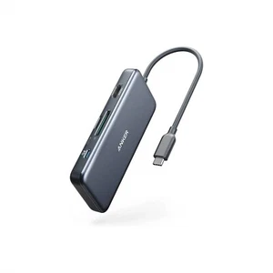 ANKER POWEREXPAND+ 7-IN-1 USB C HUB ADAPTER 4K HDMI MICROSD SD READER NEW A8346 - Bild 1 von 4
