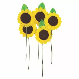Sunflower Twist Ties, Party Supplies, 24 Pieces - Picture 1 of 1