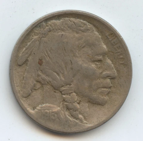 Error 1913 Type 1 Buff. Nickel (#10088) Doubled profile on indian Cover