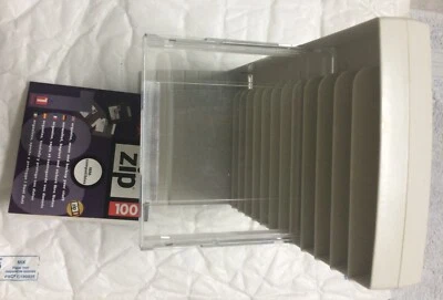 BOITE DE RANGEMENT DISKETTES ZIP IOMEGA - Photo 1/2