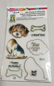 Puppy Dog Stampendous Clear Stamp & Die Cut Set CSD02 NEW!