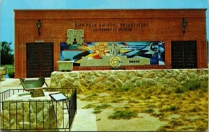 Kitt Peak Observatory Tucson AZ Mexican Mosaic Design Mayan Art postcard P35p - Picture 1 of 2