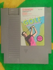 Bandai Golf Challenge Pebble Beach NES Game Cartridge 1985 - Picture 1 of 2